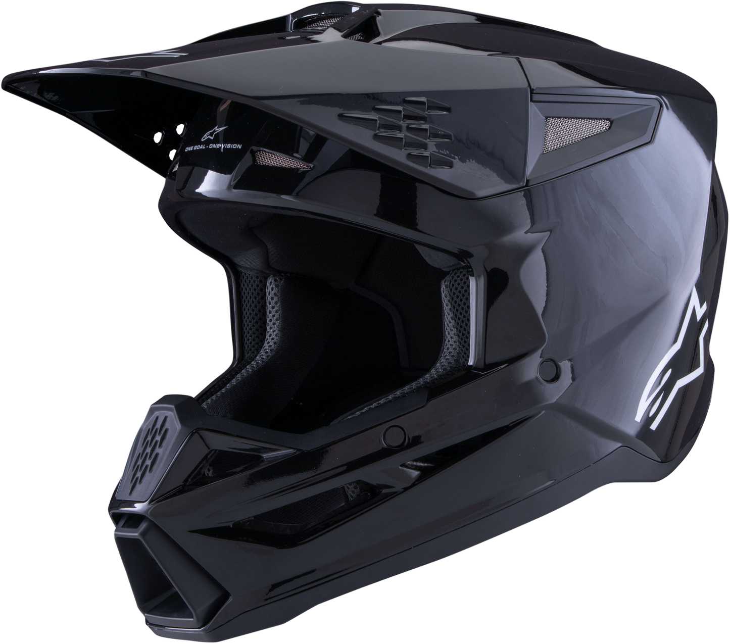 Alpinestars SM3 Solid Off-Road Helmet - Black Glossy, 2X-Large