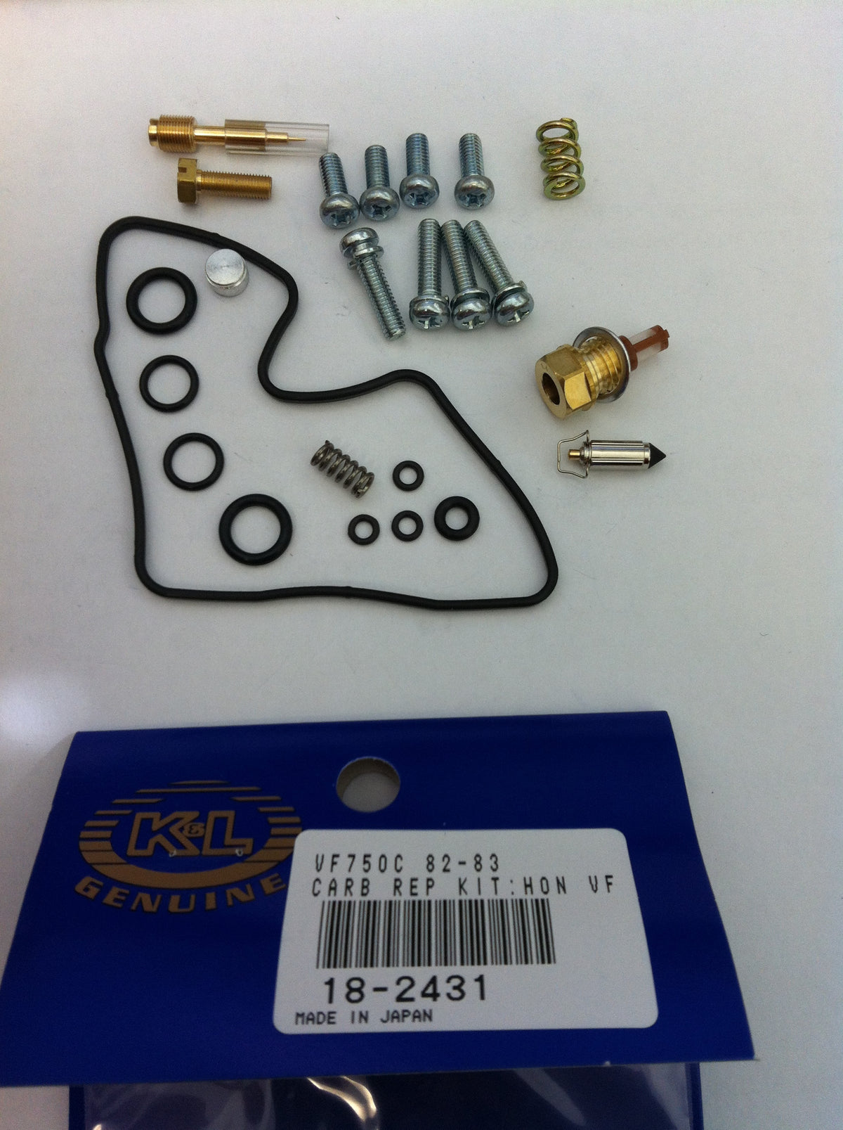 K&L Carburetor Repair Kit for Honda VF750C and VF750S V45 Models (Part #18-2431)