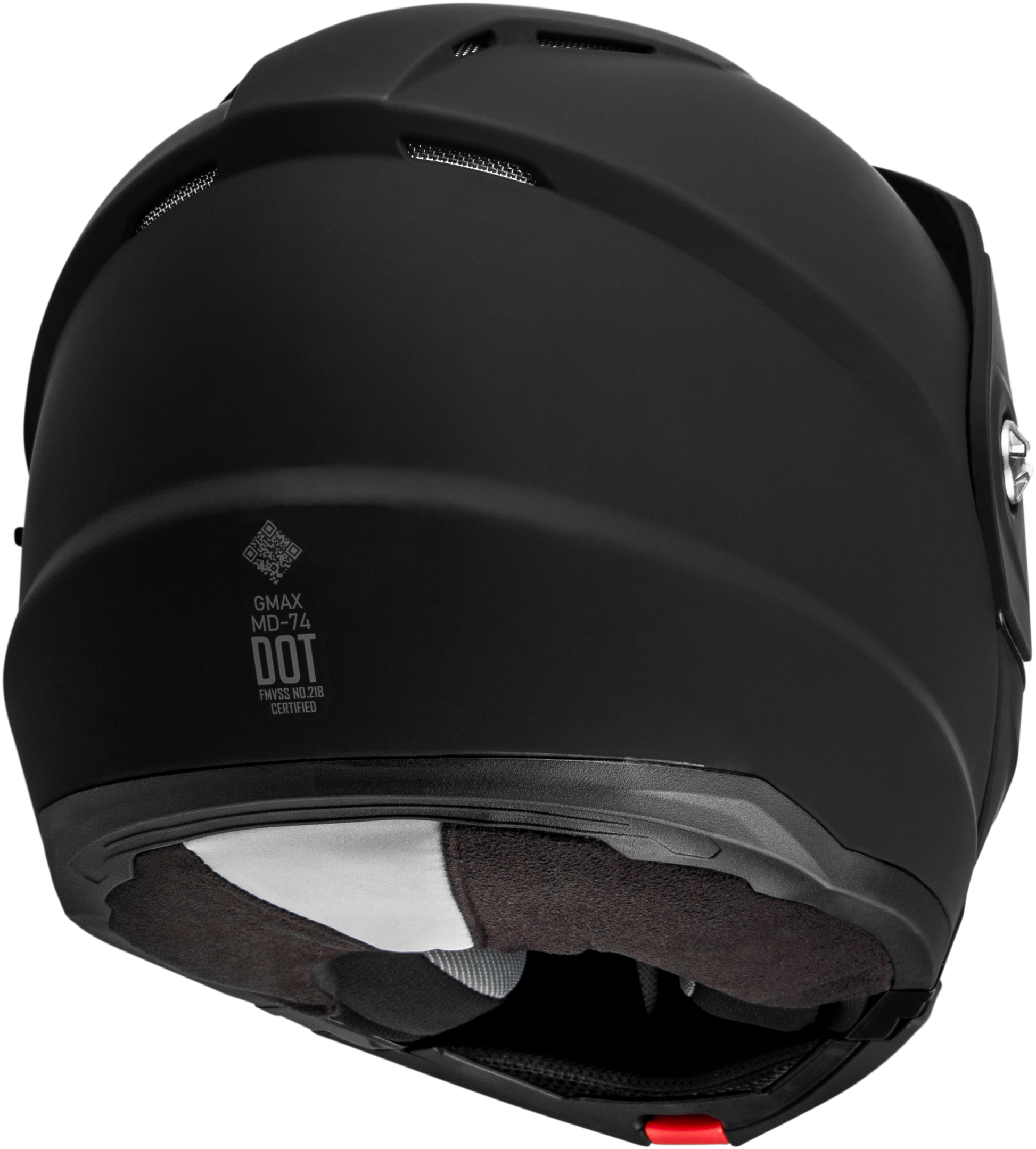 GMAX MD-74 2X-Large Matte Black Modular Helmet for Street Riding