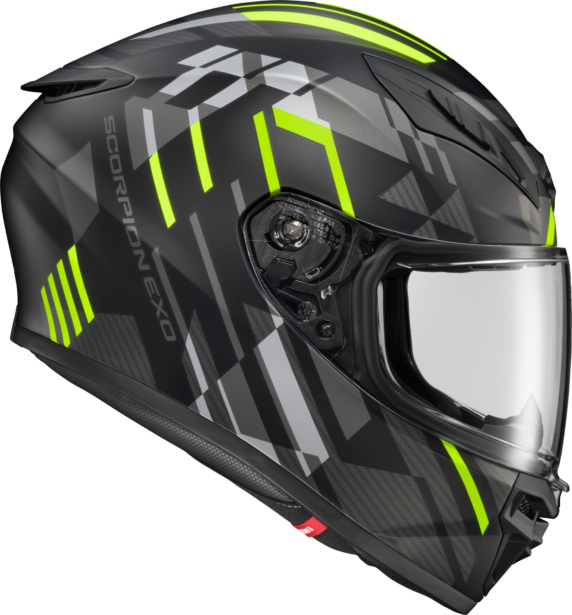 Scorpion EXO Exo R430 Full Face Helmet Paradox Hi-Vis Yellow 2X-Large