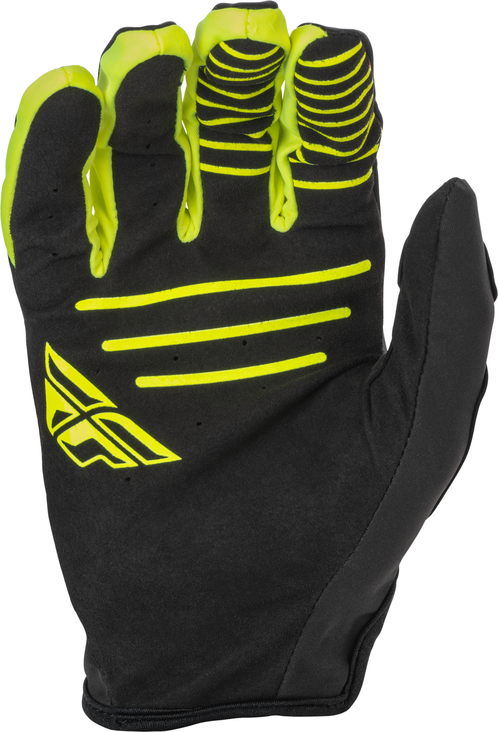 Fly Racing Youth Windproof Gloves Black/Hi-Vis Yellow Size 6 – Snow Sports Midweight Gloves
