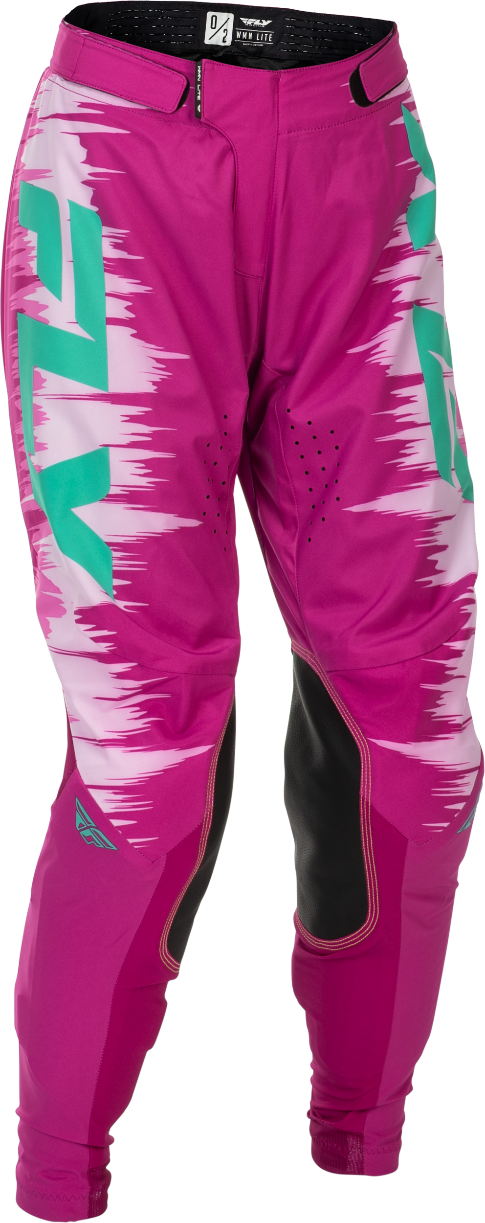 Fly Racing Women's Lite Offroad Pants Pink/Turquoise Size 0/02