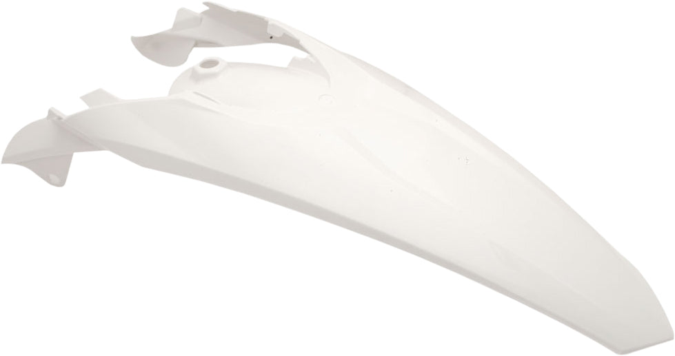 ACERBIS Rear Fender with Taillight Tab for KTM 350 EXC-F & 500 XCF-W – White Offroad Body Fender