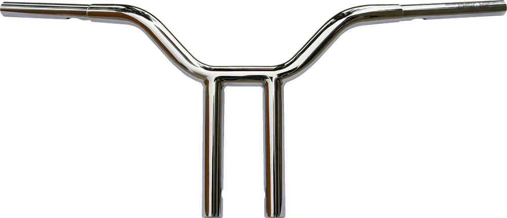 WILD 1 Chubby 12" Physco S Fighter Chrome Handlebars - Made in USA for Harley-Davidson & V-Twin Motorcycles