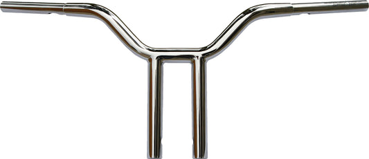 WILD 1 Chubby 12" Physco S Fighter Chrome Handlebars - Made in USA for Harley-Davidson & V-Twin Motorcycles