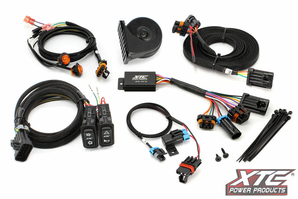 XTC Power Products ATS-POL-RBU Self-Canceling Turn Signal Kit for Polaris Ranger XP 1000 Models