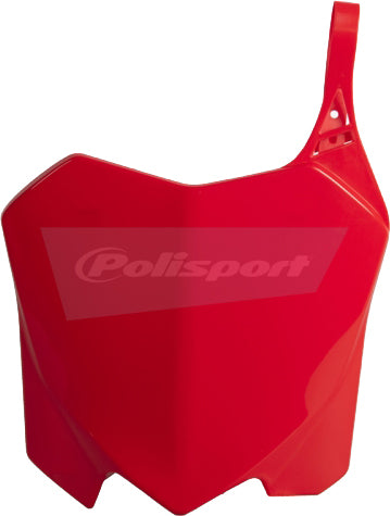 Polisport Front Number Plate for Honda CRF250R & CRF450R – Red, Part No. 8656700003