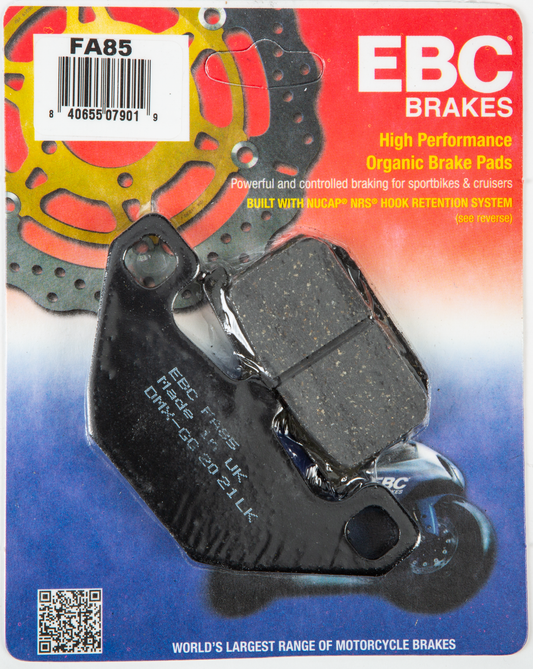 EBC Fa85 Organic Brake Pads for Kawasaki Ninja 250R and Vulcan 500 LTD