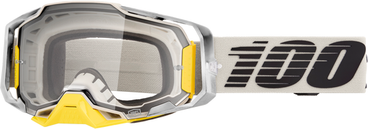 100 Percent Armega Goggle with Clear Lens – Offroad Impact-Resistant Eyewear