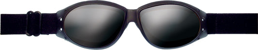 Bobster Cruiser Sunglasses Black with Smoke Reflective Lenses – Impact-Resistant Eyewear for Active Sports