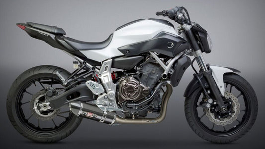 Yoshimura R-77 Full System Exhaust for Yamaha FZ-07 and XSR700 - Carbon Fiber