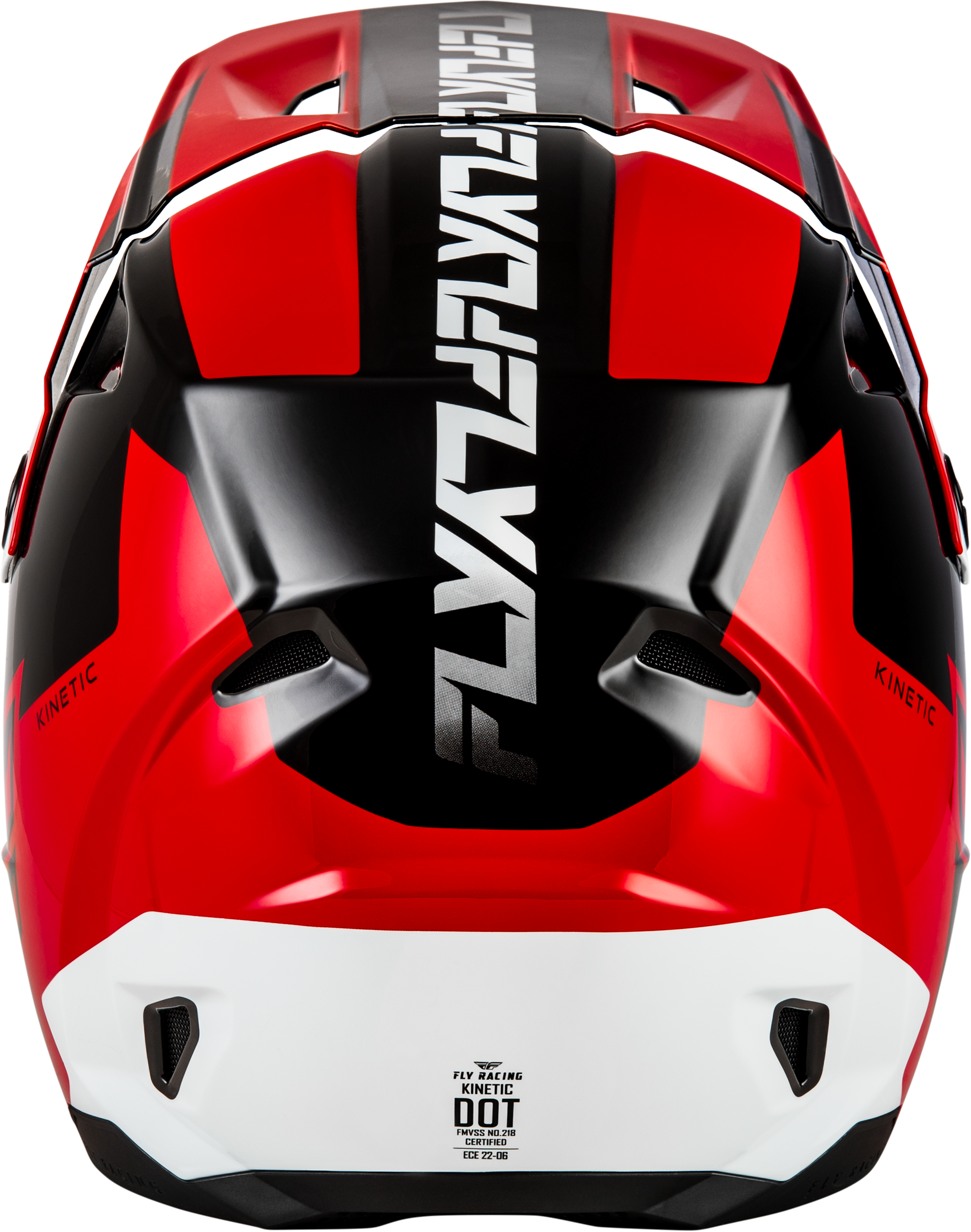 Fly Racing Kinetic Crest Helmet X-Small Red/Black/White – Off-Road Motorcycle Helmet with Advanced Ventilation and Lightweight Design