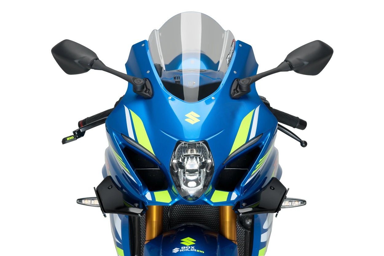 PUIG Sport Side Spoilers Black for Motorcycle – Enhances Aerodynamics and Style