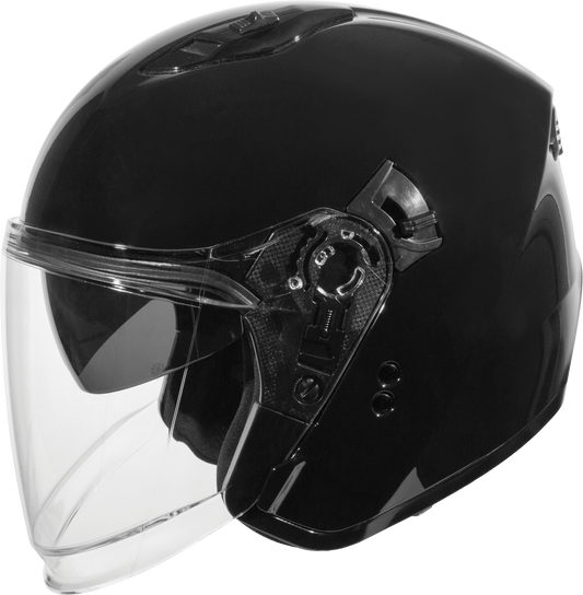 GMAX OF-87 Open-Face Helmet with LED Light in Black, 2X-Large