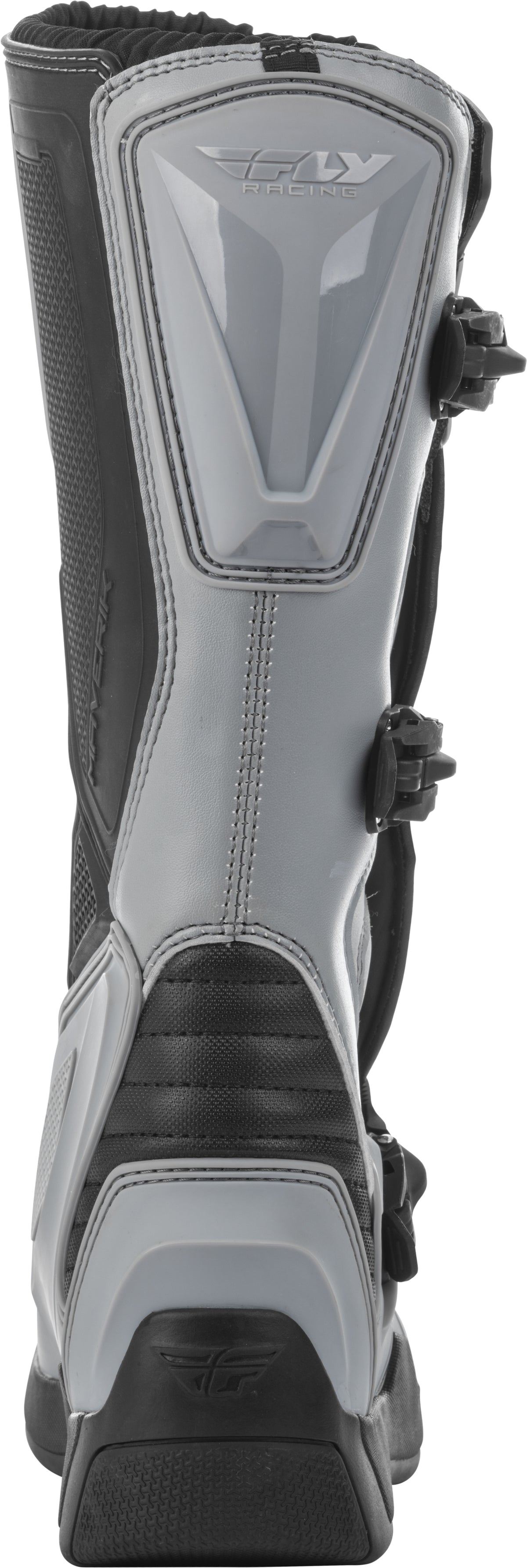 Fly Racing Maverik Offroad Boots Grey/Black Size 07 – Durable Motocross Footwear with Impact Protection and Adjustable Buckles