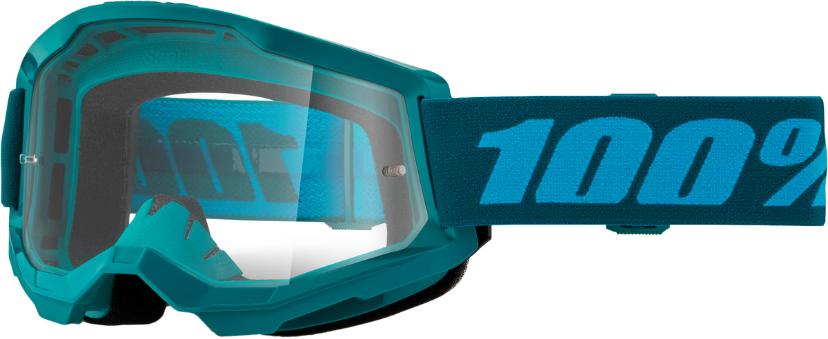 100-PERCENT Strata 2 Goggle with Clear Lens – Offroad Eye Protection f ...