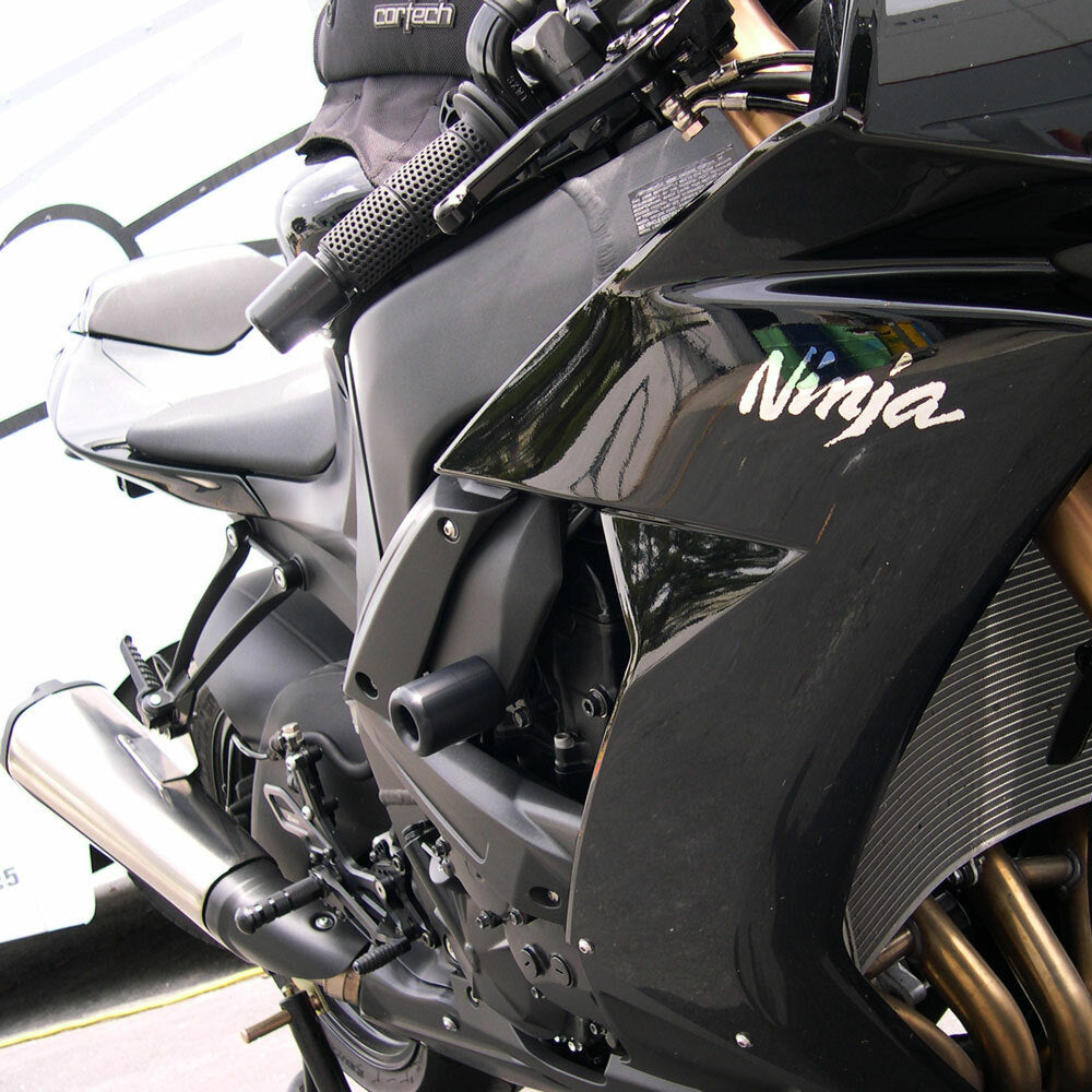 Shogun Motorsports Black Frame Sliders for Kawasaki Ninja ZX-10R (2008-2010) – Premium Body Protection