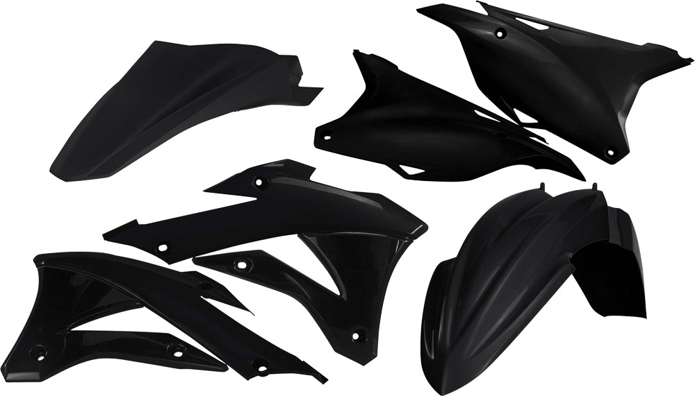ACERBIS Plastic Kit for Kawasaki KX85 and KX100 (Part Number 2374100001) - Black