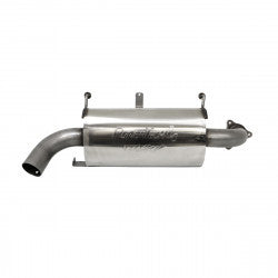 MBRP Part Number AT-9518SP Single Slip-On System with Oval Sport Muffler for Polaris RZR XP Turbo