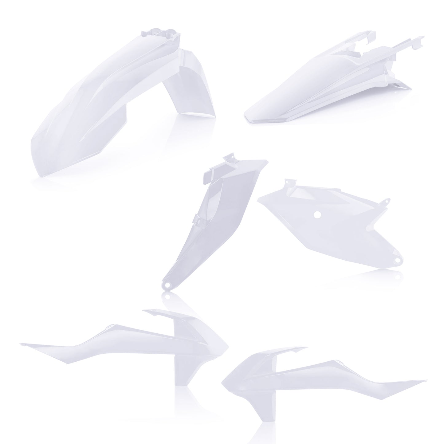 ACERBIS Plastic Kit for KTM 85 SX (2018-2024) - White Offroad Body Replacement