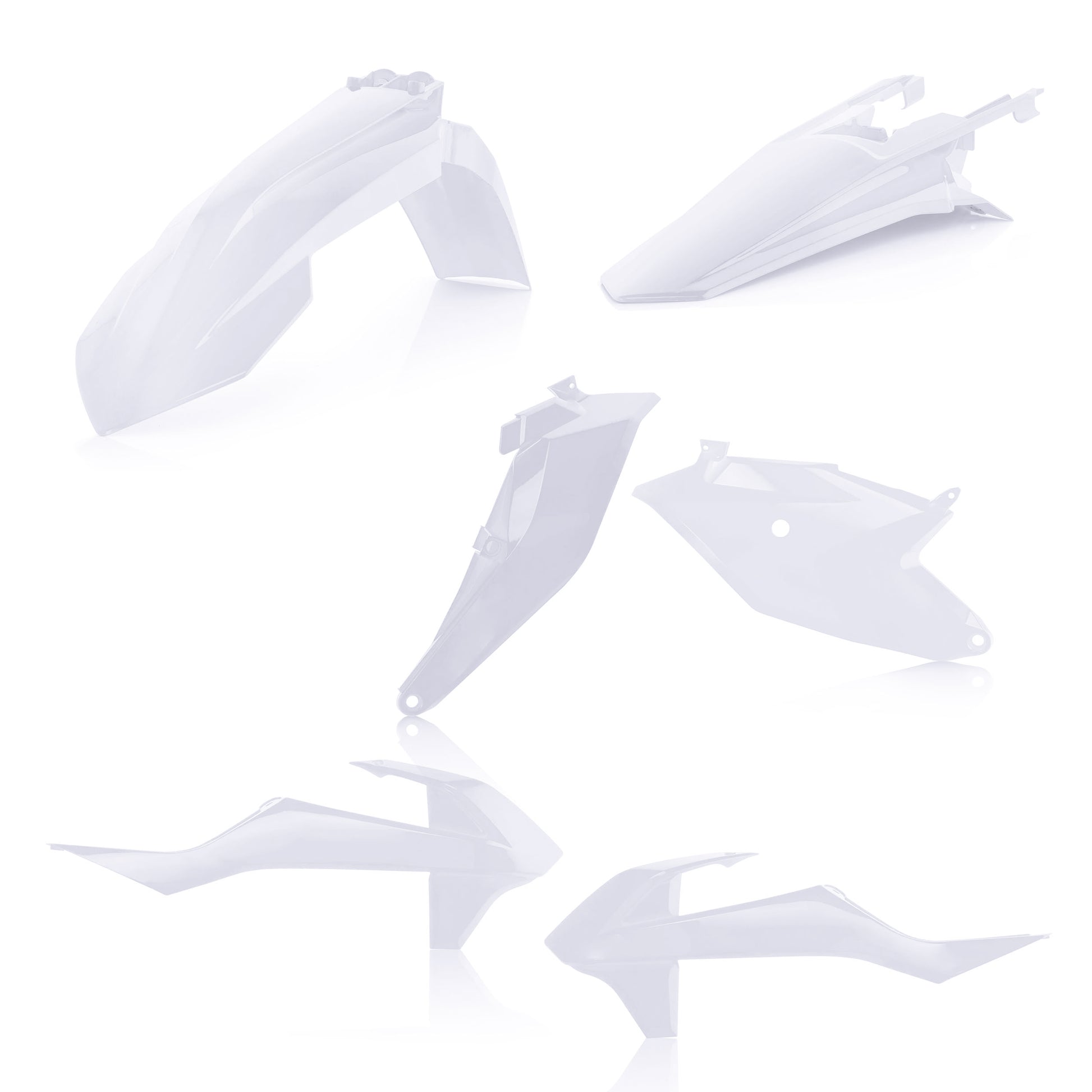 ACERBIS Plastic Kit for KTM 85 SX (2018-2024) - White Offroad Body Replacement