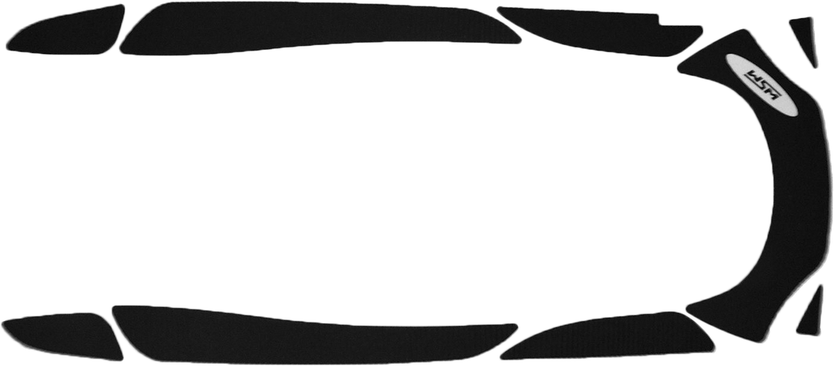 WSM Replacement Traction Mat for Sea-Doo Watercraft - Black (Part #012-312BLK)