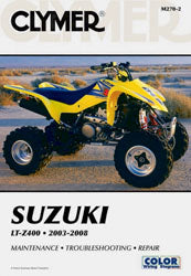 Clymer Repair Manual for Suzuki LT-Z400 QuadSport Z (2003-2007)
