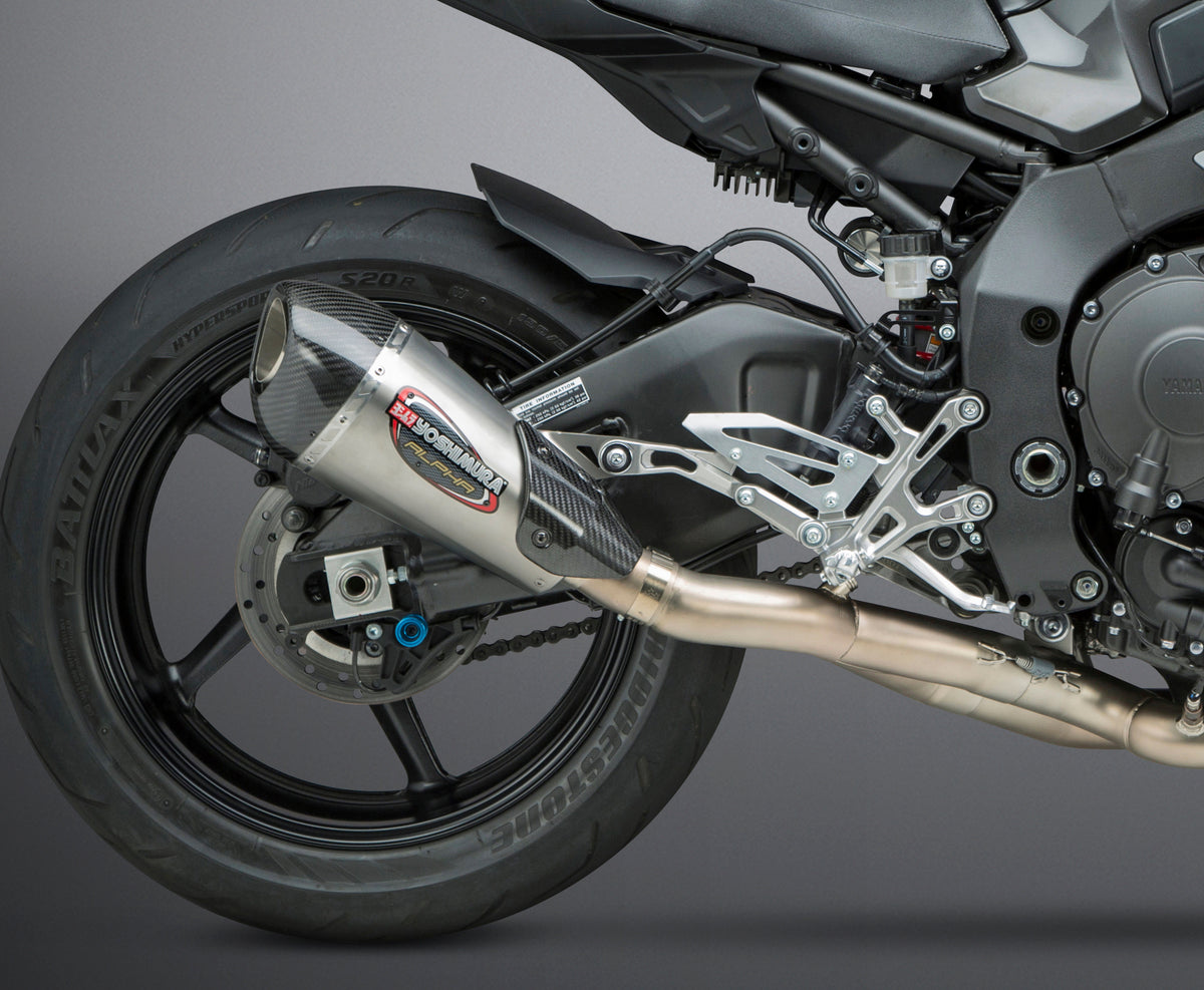 Yoshimura Alpha T 3/4 Slip-On Exhaust System for Yamaha FZ-10 and MT-10 Models