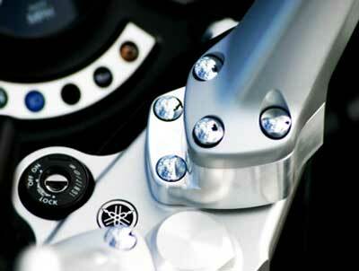 HELIBARS Handlebar Risers for Yamaha FJR1300 - Model HC1300R, Silver