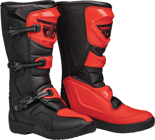 Fly Racing Maverik LT Offroad Boots in Red/Black Size 13 – Durable Motorcycle Footwear with Impact Protection and Secure Fit