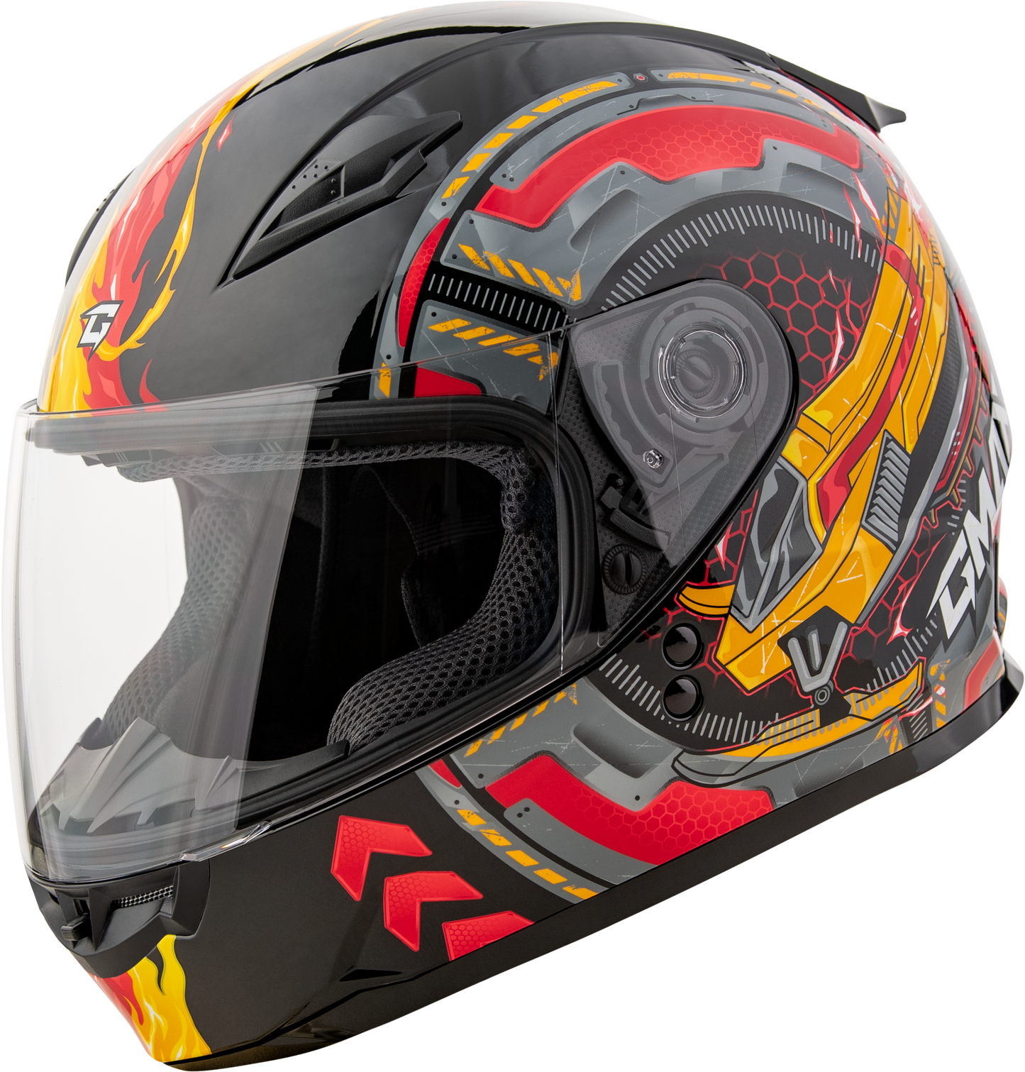 GMAX GM-49Y Youth Large Full-Face Helmet with Interchangeable Interior and DOT Approval