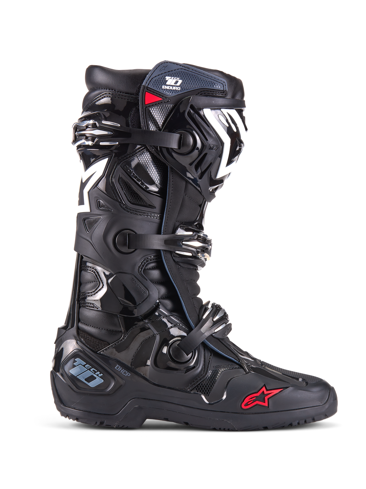 Alpinestars Tech 10 Enduro Boots Black US 8 – High-Performance Offroad Motocross Footwear