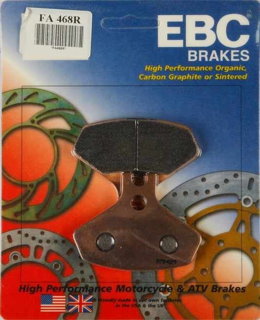 EBC FA468R Brake Pads for Honda CRF250L and Can-Am DS 450 ATV/UTV