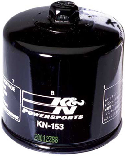 K&N KN-153 High-Flow Synthetic Oil Filter for Ducati Motorcycles