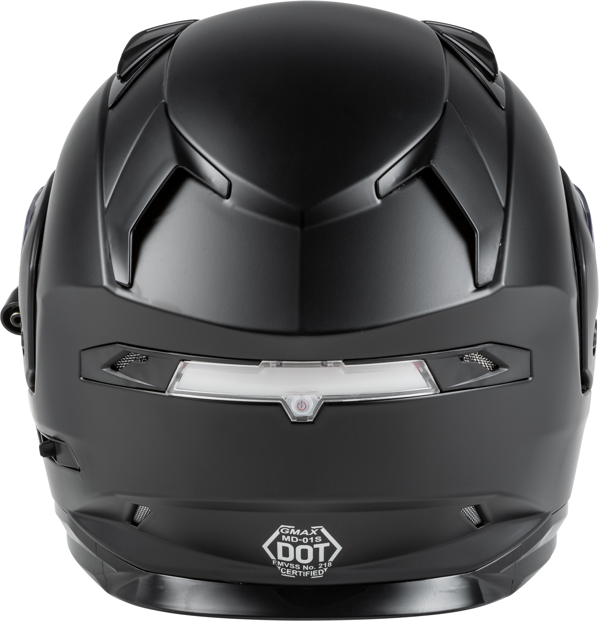 GMAX MD-01S Modular Snow Helmet with Electric Shield and LED Light - Matte Black, X-Small