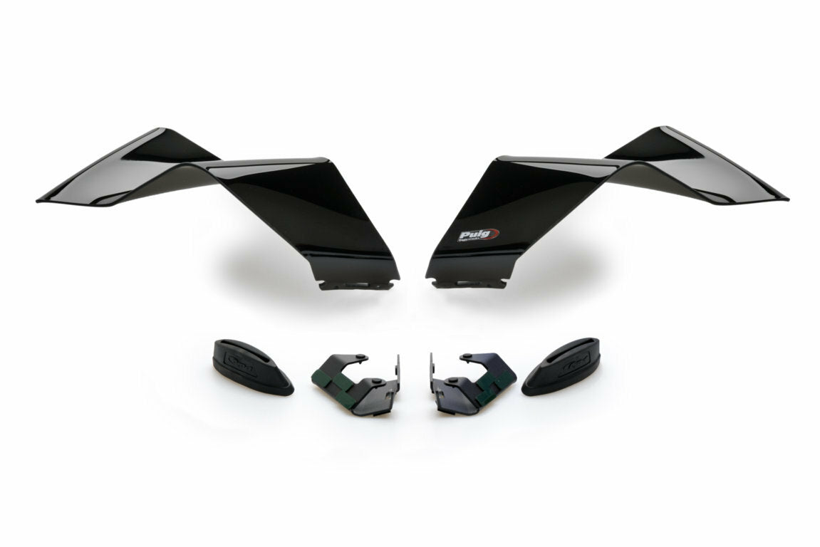 PUIG Front GP Spoiler for Yamaha YZF-R1 Series - Black | Part #20523N