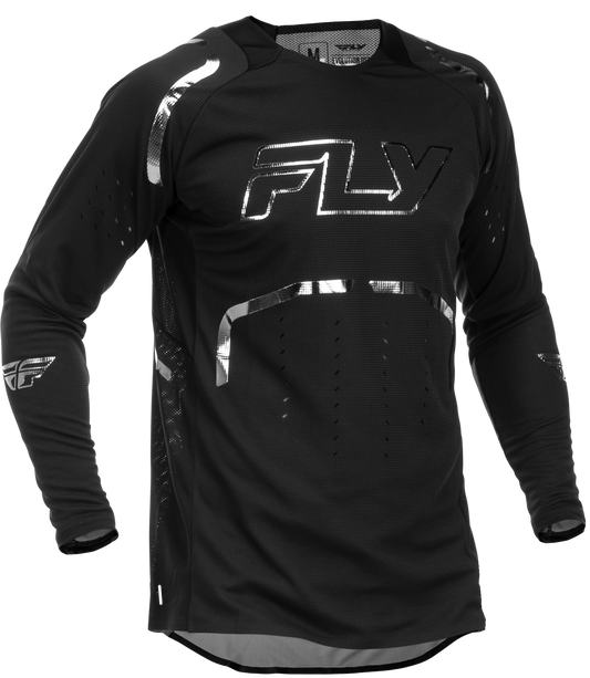 Fly Racing Evolution DST SE Spark Jersey Black/Silver 2X-Large - Offroad Performance Shirt