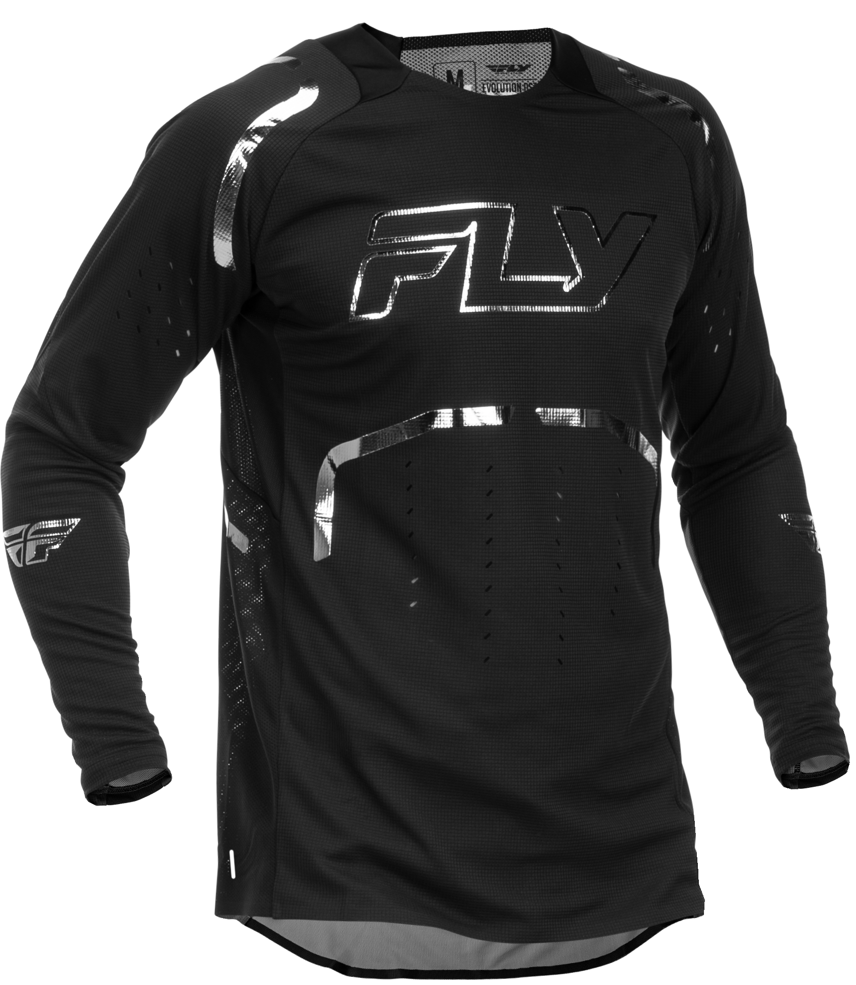 Fly Racing Evolution DST SE Spark Jersey Black/Silver Large ...
