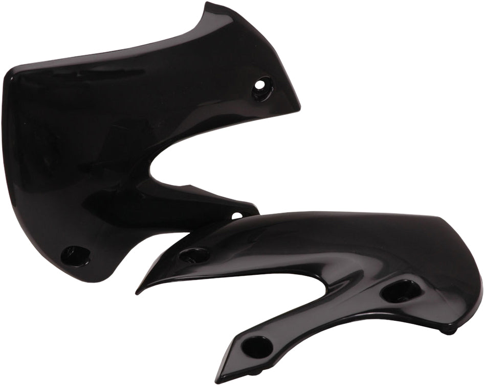 ACERBIS Radiator Shrouds for Kawasaki KLX110 and KX65 – Black Replacement Body Parts
