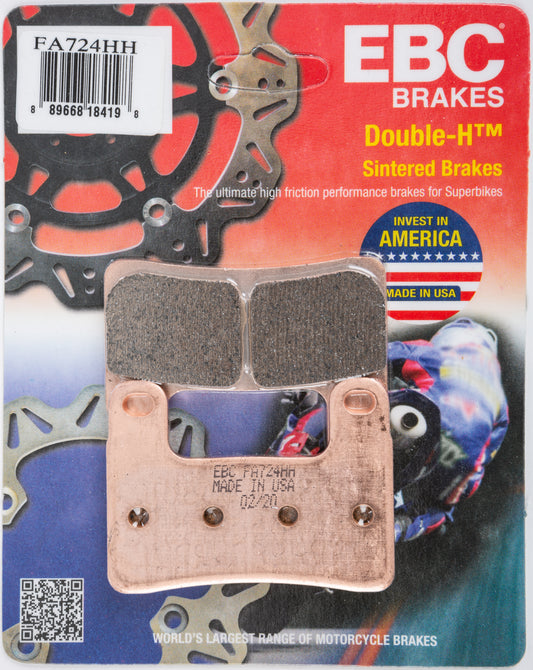 EBC Brakes Fa724hh Double H Sintered Superbike Brake Pads for BMW S1000 Series