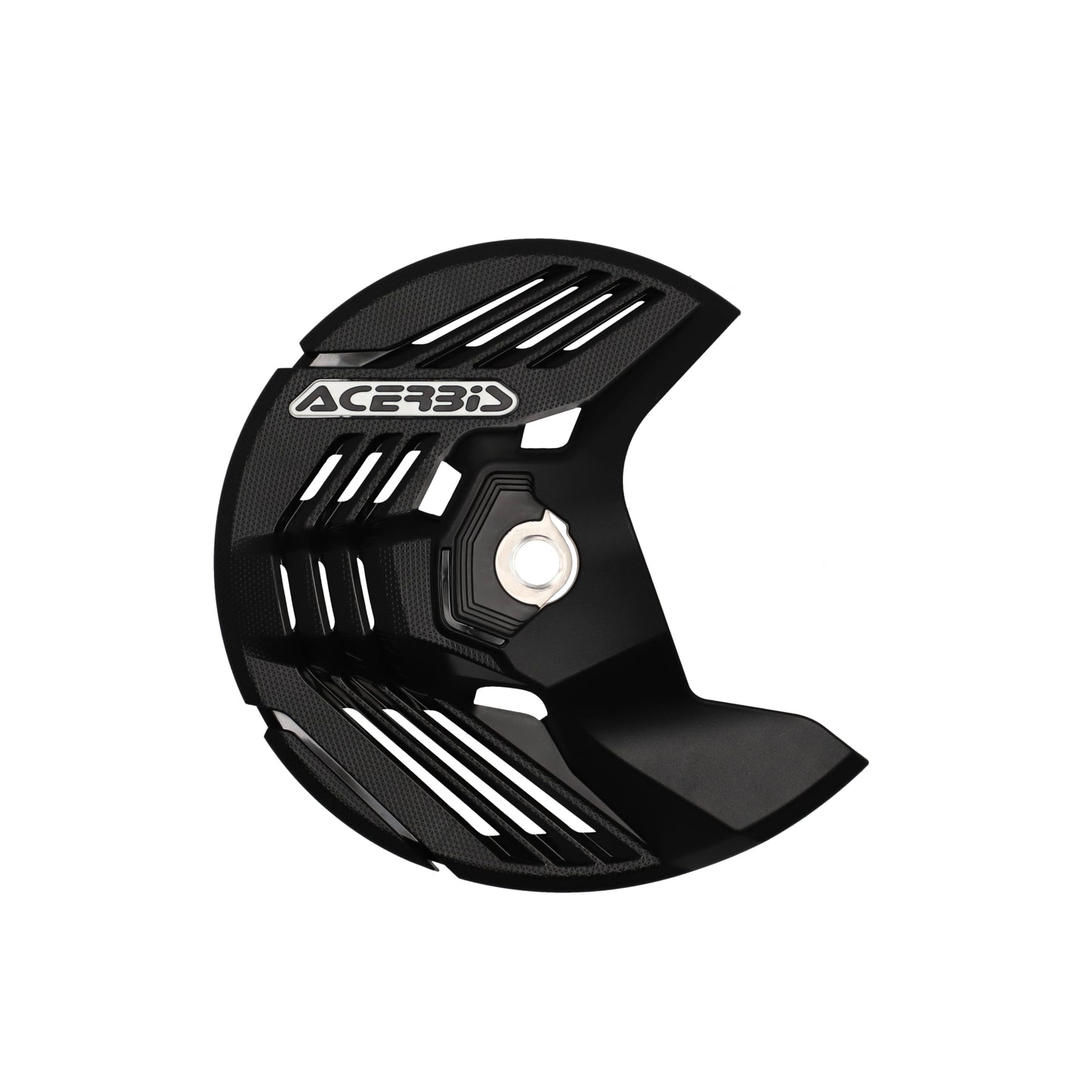 ACERBIS Linear Front Disc Cover for Yamaha, Honda, Kawasaki, Suzuki - Black (Part Number 2985050001)