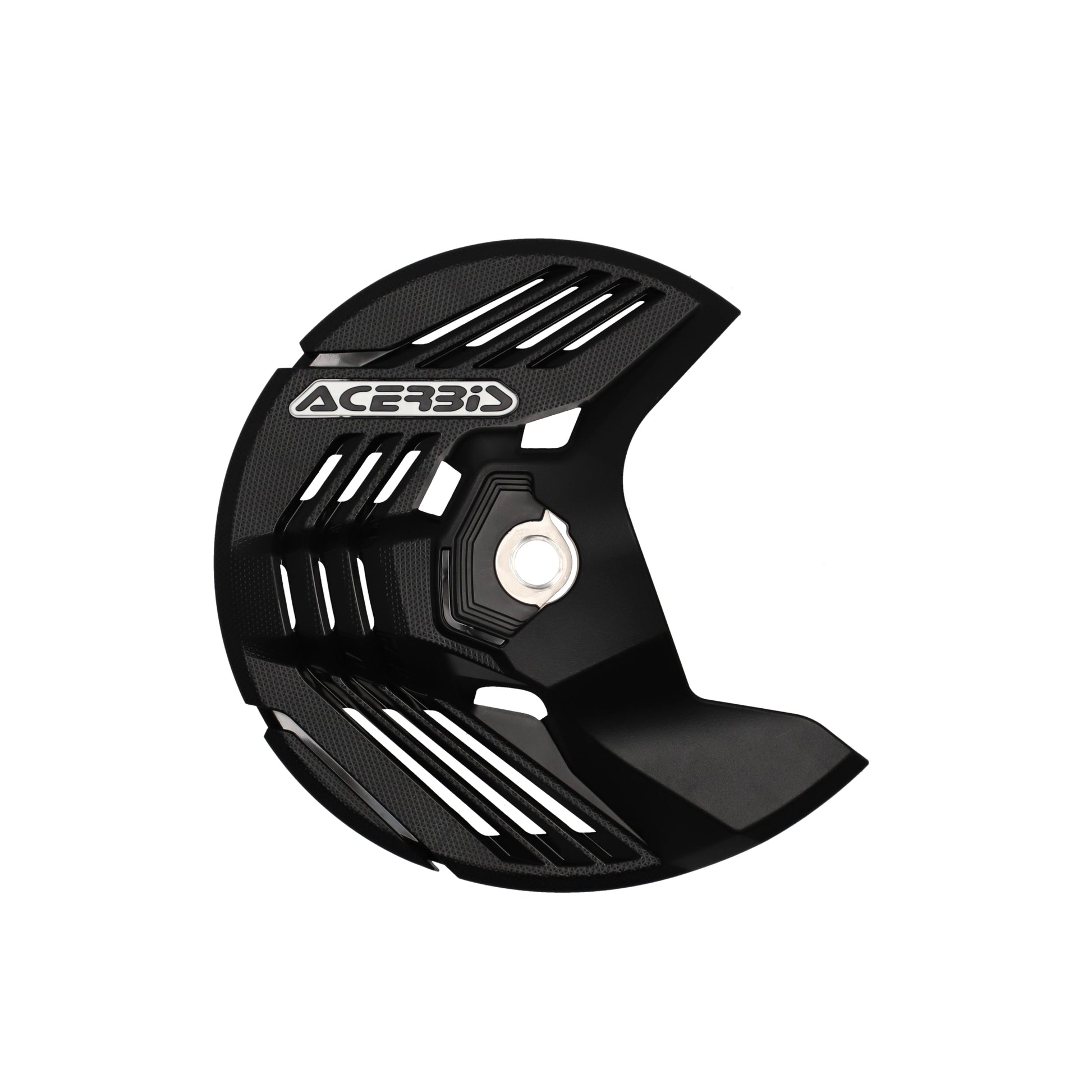 ACERBIS Linear Front Disc Cover for Yamaha, Honda, Kawasaki, Suzuki - Black (Part Number 2985050001)