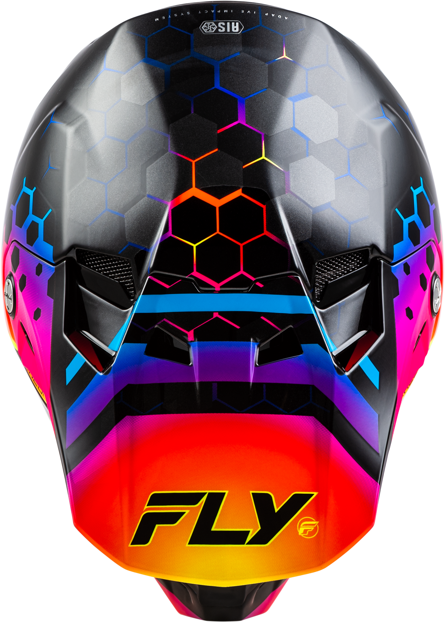 Fly Racing Formula CC Tektonic Helmet 2X-Large Black Sunset Offroad Full-Face Helmet