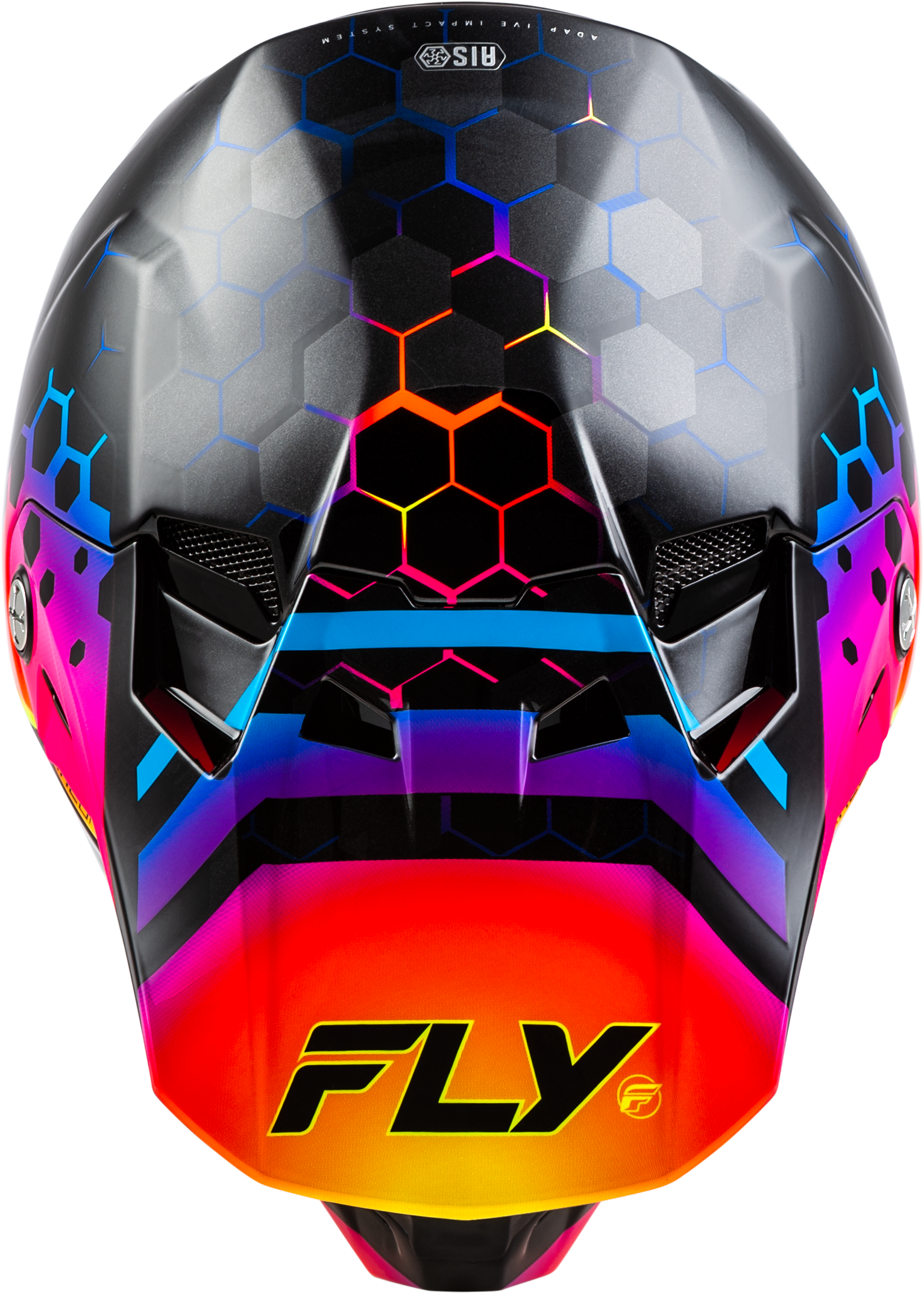 Fly Racing Formula CC Tektonic Helmet 2X-Large Black Sunset Offroad Full-Face Helmet