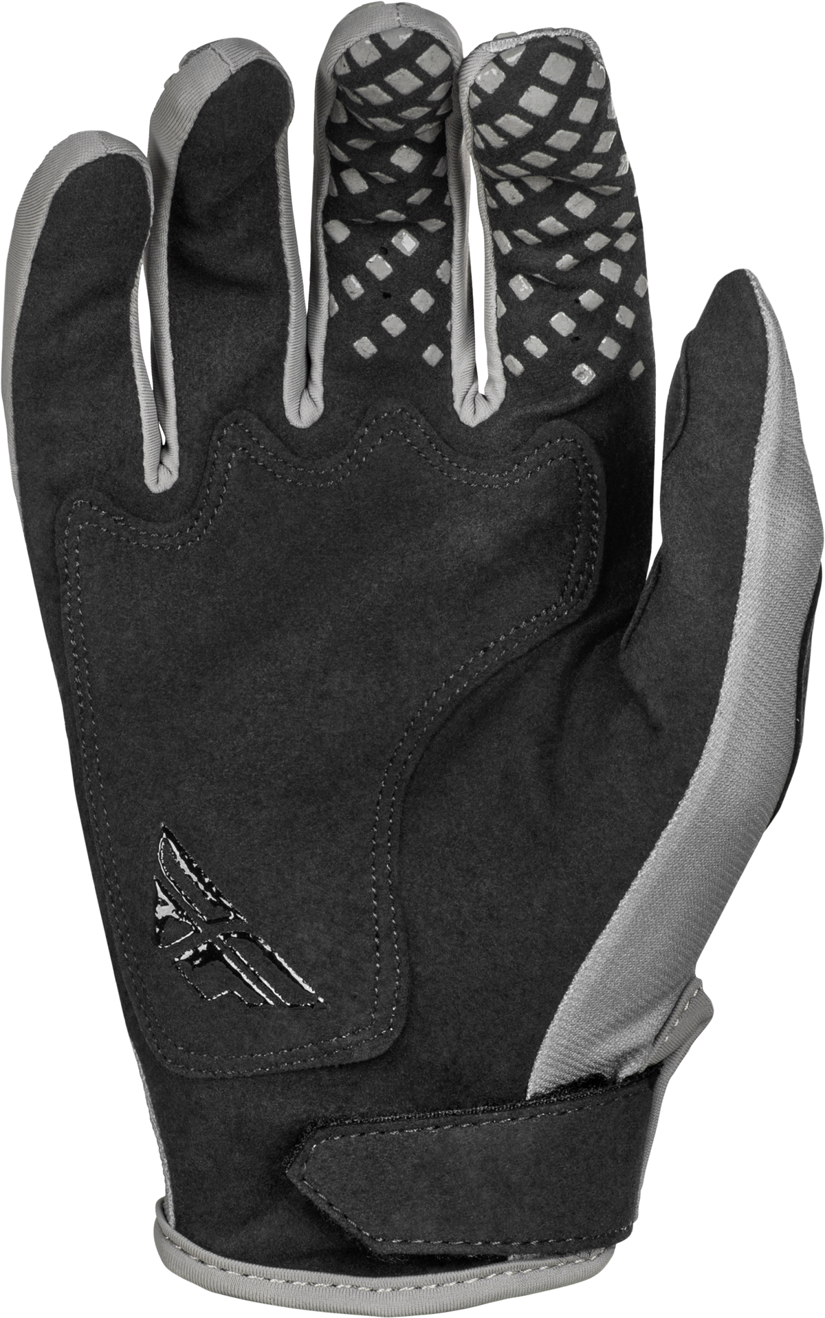 Fly Racing Kinetic Sym Offroad MX Gloves Grey/Black X-Small