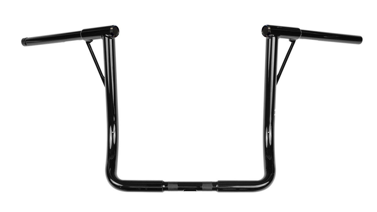 BURLY BRAND Louie Bagger 16" Handlebar with 1.25-inch Diameter in Black