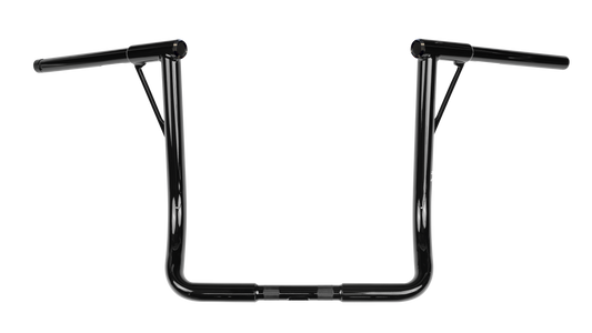 BURLY BRAND Louie Bagger 16" Handlebar with 1.25-inch Diameter in Black