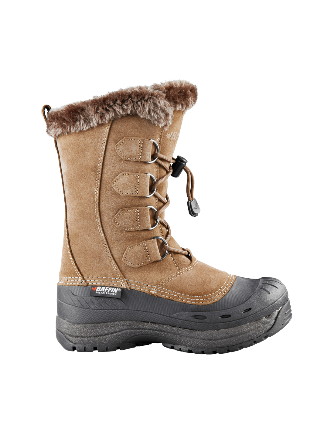 Baffin Women's Chole Boots in Taupe - Size 6, Waterproof Winter Footwear