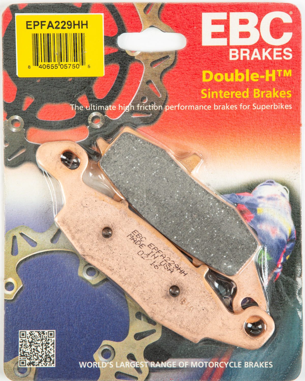 EBC Extreme Pro Brake Pads for Kawasaki Ninja 650, Suzuki GSX-S750, and More – High-Performance Road Race and Street Riding