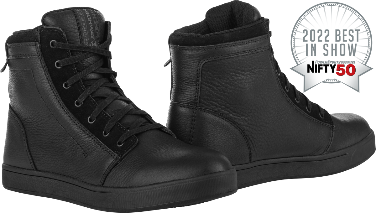 Highway 21 Axle Leather Waterproof Shoes – Black, Size 10